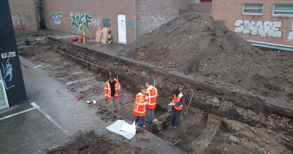 Opgraving Achter de Lange Stallen 2008 Erfgoedweb Breda